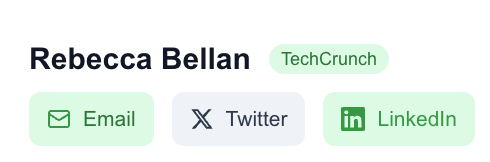 Reporter contact information